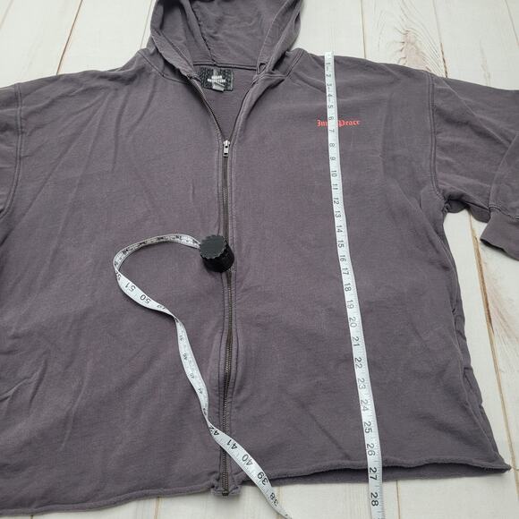 Urban Outfitters UO Hugh inner peace oversized hoodie sweatshirt 100% cotton - Picture 3 of 10